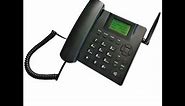 GSM FWP Fixed Wireless Phone Desk Landline Telephone with Hot Line Dialing & Sound Recording