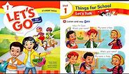 Let's Go 1 Unit 1 _ Things for School _ Student Book _ 5th Edition