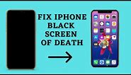 iPhone black screen of death? Here's the fix! (Supported all iPhone)
