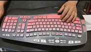 Keyboard Cover for Logitech K350 MK550 MK570 Wireless Wave Keyboard, Perfect fit and feel
