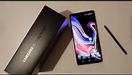 Samsung Galaxy Note 9 SM-N960F Exynos unboxing & first setup