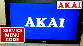 How to enter Akai TV Service Menu || LED TV Hard Reset to Factory Settings || Easy Method