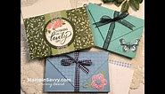 Easy DIY Note Card Gift Boxes
