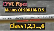 CPVC Pipe Fittings SDR11 SDR 13.5