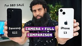 iPhone 13 vs Samsung S22 Full Comparison 2023 | BBD Sale 2023