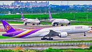 3+ HOURS of Plane Spotting at Bangkok Suvarnabhumi Airport (BKK) | 4K Aircraft Landings & Takeoffs!