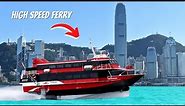 Riding Hong Kong's HIGH SPEED FERRY to Macau!