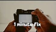 Sony A6000 Unresponsive Buttons And Dials Fixed In 1 minute | No Tools Needed