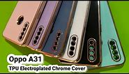 Oppo A31 Back Cover || Oppo A31 TPU Electroplated Chrome Cover