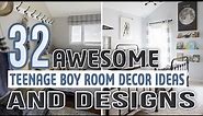 32 Awesome Teenage Boy Room Decor Ideas and Designs