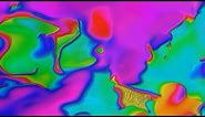 Neon Rainbow Patterns 8 Psychedelic Background Video Loop [1 Hour, 4K]