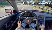 1991 Acura NSX - The Japanese Supercar You Need to Drive! (POV Binaural Audio)