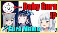 Gura Wants An Ahoge, Her Mama Shows How She Will Look With An Ahoge【Hololive English | Eng Sub】