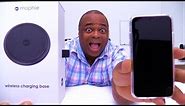 iPHONE X Wireless Charging Base UNBOXING! [Mophie]