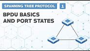 Spanning Tree Protocol I: BPDU Basics and Port States