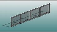 Everyday Revit (Day 279) - Use curtain wall for a mesh fence
