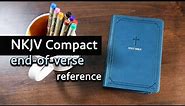 NKJV Compact Reference Bible | Teal Leathersoft