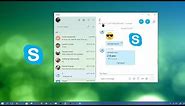 Skype Windows 10 App Store (NEW Version) 2018 Tutorial