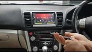 Subaru Legacy/ Outback audio navigation replacement (Panasonic Strada)
