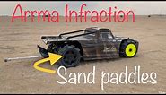 Arrma Infraction Off-road Sand Paddle tires