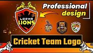 cricket team logo design || cricket logo kaise banaye || cricket logo design in pixellab