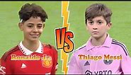 CRISTIANO RONALDO JR. (Ronaldo's Son) VS THIAGO MESSI Transformation 2023 ★ The Ultimate GOAT Battle