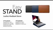 EasyStand Leather MacBook Sleeve for MacBook Pro & Air | SwitchEasy |