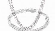 Men's Stainless Steel 6mm Foxtail Chain Jewelry Box Set, 22