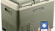 AAOBOSI 12 Volt Car Refrigerator, 44 Quart 12V Portable Car Fridge Freezer Dual Zone Dual Control,-4℉-68℉ Electric Cooler 12/24V DC and 100-240V AC for Camping,Travel,Outdoor,RV,3 Year Warranty
