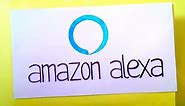 How to draw the Amazon Alexa logo