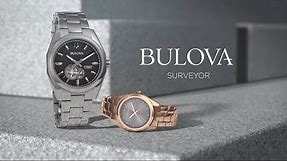 Bulova Watches for Women | Classic - Surveyor | Rose-Gold Bracelet with Gray Dial