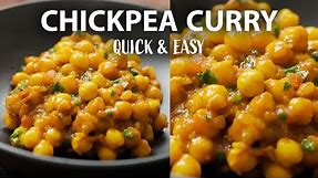 CHICKPEA CURRY Recipe | Easy Vegetarian and Vegan Meals
