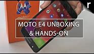 Moto E4 Unboxing, Setup & Hands-on Review