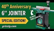 40th Anniversary 6" Jointer | Edge Jointing, Surface Planing + Rabbeting Capability!