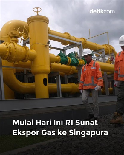 Indonesia memangkas pasokan gas yang diekspor ke Singapura mulai hari ini, Sabtu (24/10/2026). Kepala SKK Migas Djoko Siswanto mengatakan, pengurangan tersebut berasal dari dua wilayah, yakni Natuna dan Sumatera.