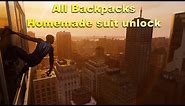 Marvel's Spider-man All backpack Locations
