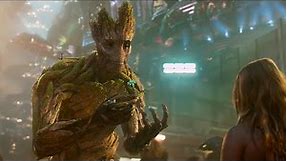 Groot Gives a Flower to a Girl - Entering Knowhere Scene - Guardians of the Galaxy (2014) Movie Clip