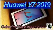 Huawei Y7 2019 unboxing review + first impressions