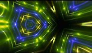 Abstract VJ Yellow Neon Lights in Space | motics - Wallpapers