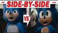 TRAILER COMPARISON | Sonic: The Hedgehog | Side by Side | Old vs New trailer comparison (2019)