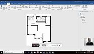 How to make a floor plan in Ms Word