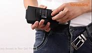 Stronden Holster for iPhone 11 Pro, XS, X, Nylon Holster Belt Case with Metal Clip & Magnetic Closure, Nylon Pouch Holster Phone Holder (Fits Otterbox Symmetry/Aneu Case on)