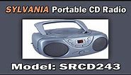 Sylvania Portable CD Radio (SRCD243) - Unboxing and Quality Test