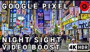 Pixel 8 Pro Video Boost Night Sight Test // 4K HDR