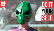 How to make an Alien Mask with Paper or Cardboard | DIY Printable Template