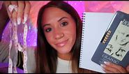 ASMR / Measuring & Drawing Your Face (writing sounds & close whispers)