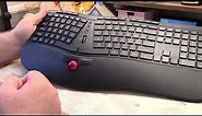 LIZRROT Ergonomic Wireless Keyboard & Trackball Mouse Combo Review