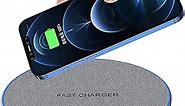 Fast Wireless Charger,20W Max Wireless Charging Pad Compatible with iPhone 14/15/13/12/SE/11/11 Pro/XS Max/XR/X/8,AirPods;FDGAO Wireless Charge Mat for Samsung Galaxy S23/S22/Note,Pixel/LG G8 7