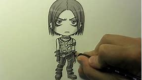 Drawing Time Lapse: Chibi "Goth" Character
