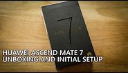 Huawei Ascend Mate 7 Unboxing and Initial Setup